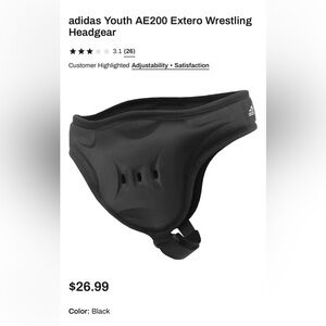 Adidas youth wrestling headgear